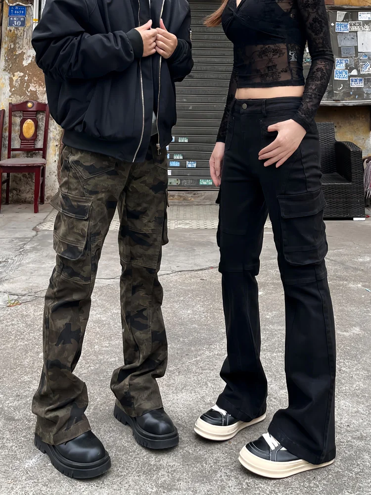 American High Street Vibe Retro Camouflage Wide Leg Workwear Jeans Men's And Women's Slim Straight Casual Long Trousers
American High Street Vibe Retro Camouflage Wide Leg Workwear Jeans Men's And Women's Slim Straight Casual Long Trousers