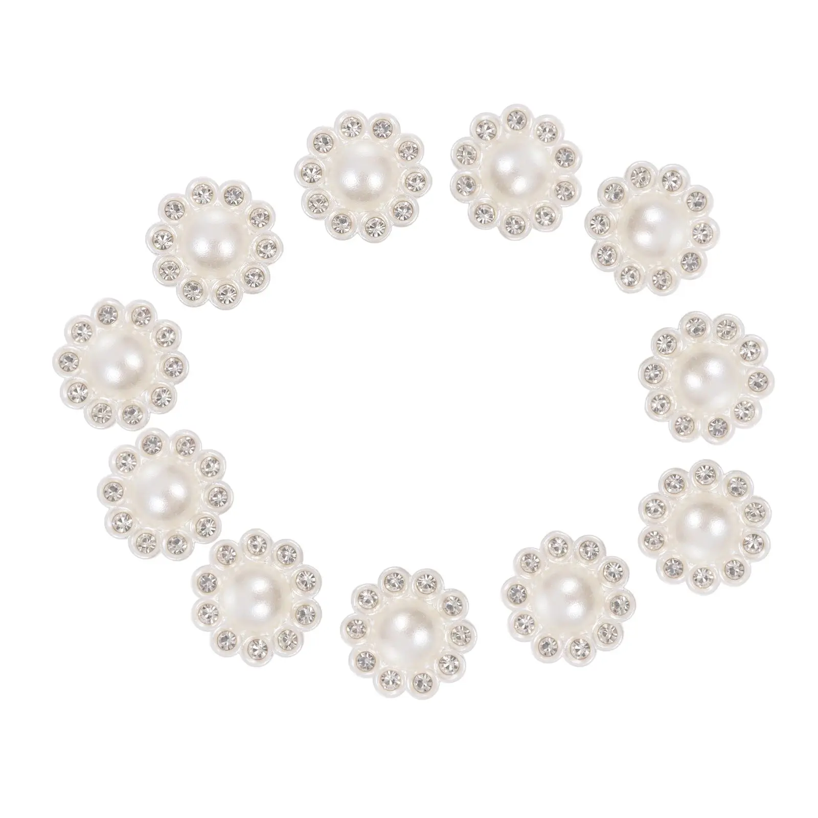 50 Pcs Pearl Crystal Buckle Rhinestone Buttons Flat Back Round Decorative Craft Clothes DIY Accessories Scrapbook
50 Pcs Pearl Crystal Buckle Rhinestone Buttons Flat Back Round Decorative Craft Clothes DIY Accessories Scrapbook
