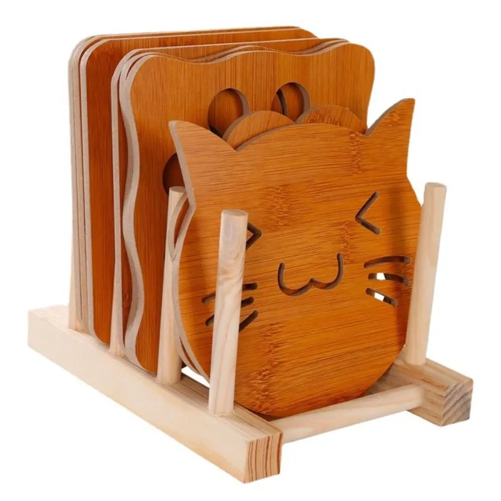 Creative Wooden Insulated Coaster Non-slip Thicken Cup Mat Portable Multifuntional Table Mat Home Decoration
Creative Wooden Insulated Coaster Non-slip Thicken Cup Mat Portable Multifuntional Table Mat Home Decoration