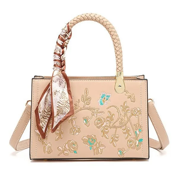 2025 new embroidered large-capacity apricot bag, women's portable oblique span bag
2025 new embroidered large-capacity apricot bag, women's portable oblique span bag