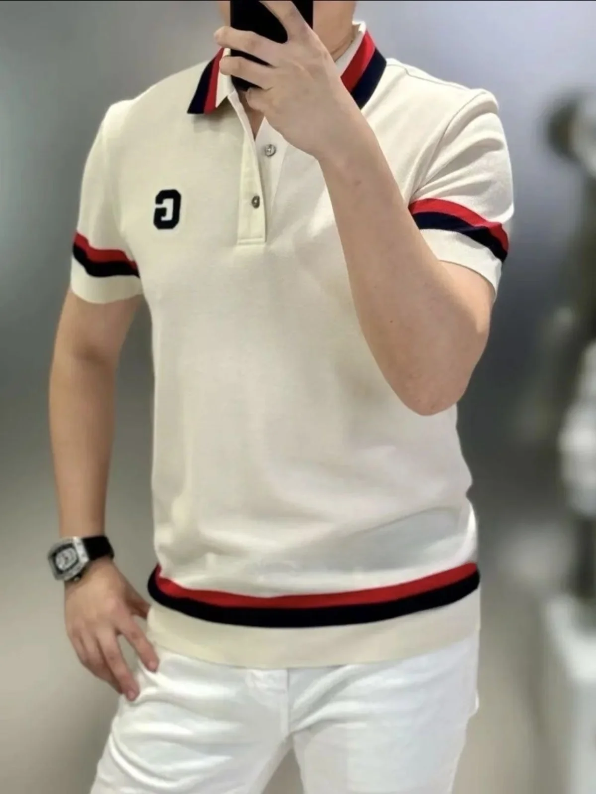 Новая летняя мужская облегающая футболка irt ort Sve, вязаная классическая цветная блузка с воротником, модная джентльменская футболка, верхняя одежда
Новая летняя мужская облегающая футболка irt ort Sve, вязаная классическая цветная блузка с воротником, модная джентльменская футболка, верхняя одежда