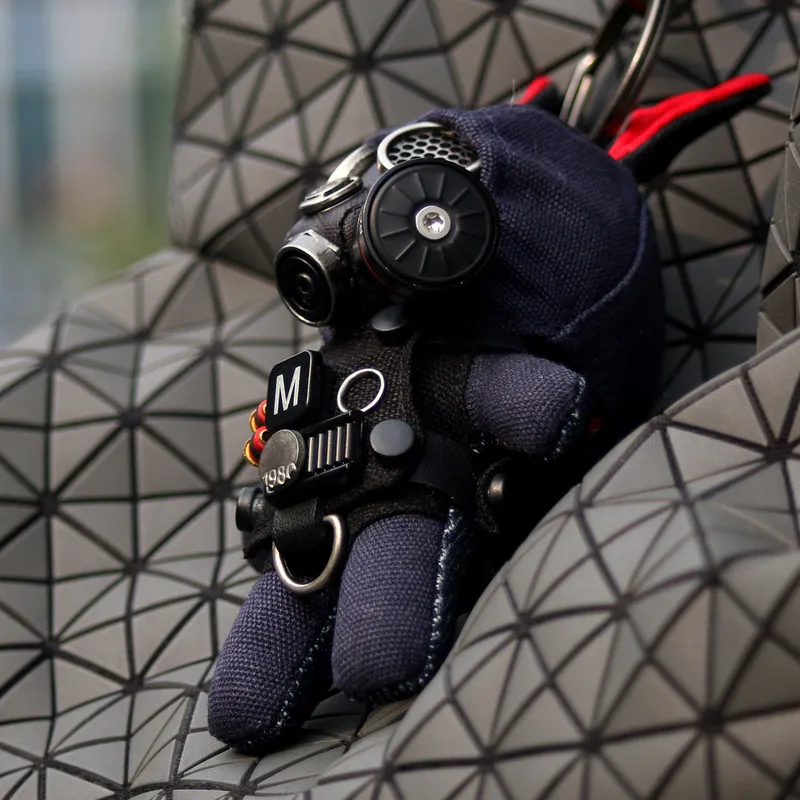 Steam Elf Steampunk Military Bunny Keychain Gas Mask Cool Stuffed Doll Backpack Pendant For BagCar Key Decor Fashion Collectible
Steam Elf Steampunk Military Bunny Keychain Gas Mask Cool Stuffed Doll Backpack Pendant For BagCar Key Decor Fashion Collectible