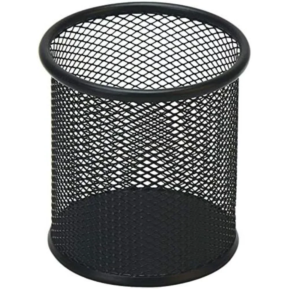 Black pen holder cup for desk, black wire mesh pencil cup holder for desk office pen organizer
Black pen holder cup for desk, black wire mesh pencil cup holder for desk office pen organizer