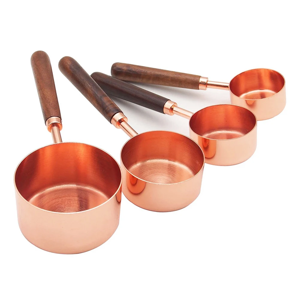8 Piece Stainless Steel Measuring Cups And Spoons Set With Wooden Handle For Cooking Kitchen Tools Gadgets
8 Piece Stainless Steel Measuring Cups And Spoons Set With Wooden Handle For Cooking Kitchen Tools Gadgets