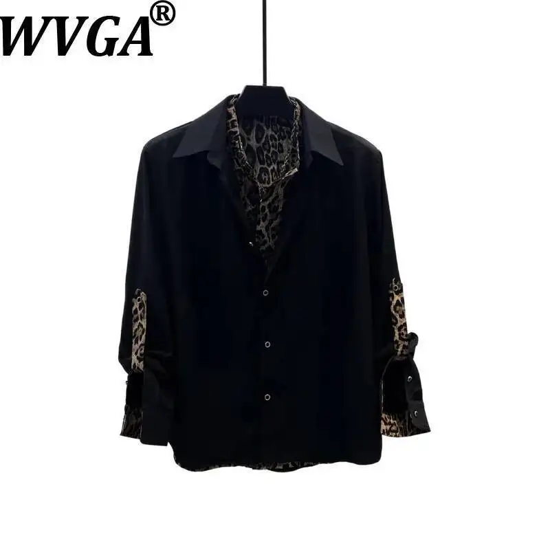 WVGA Новая мужская рубашка с принтом и вставками, с отложным воротником, длинными рукавами, без морщин, с драпировкой, имитация двухслойности W23844
WVGA Новая мужская рубашка с принтом и вставками, с отложным воротником, длинными рукавами, без морщин, с драпировкой, имитация двухслойности W23844