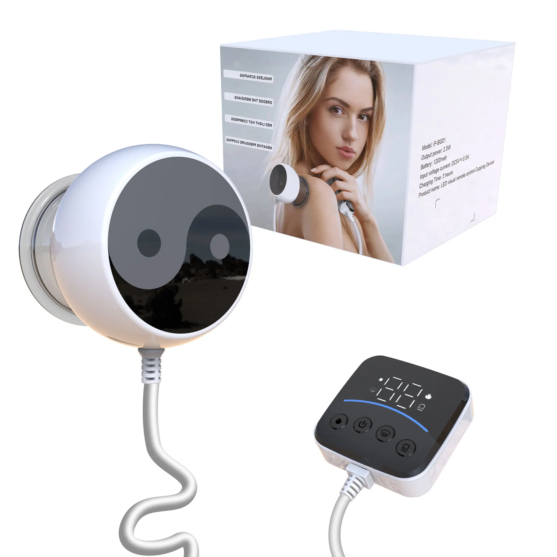 Intelligent Breathing Vacuum Cupping Therapy Remote controller cupping device electric Gua Sha Cupping machine
Intelligent Breathing Vacuum Cupping Therapy Remote controller cupping device electric Gua Sha Cupping machine