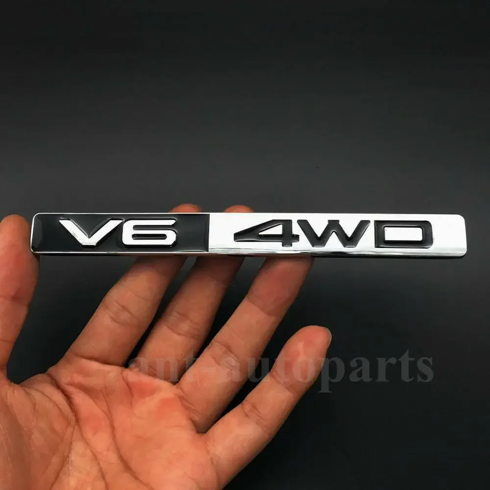 New Metal Chrome V6 4WD Car Auto Trunk Rear Fender Emblem Badge Decal Sticker
New Metal Chrome V6 4WD Car Auto Trunk Rear Fender Emblem Badge Decal Sticker
