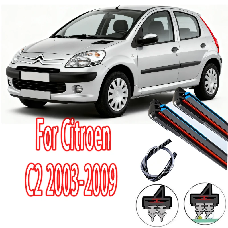 For Citroen C2 2003-2009 Front Windshield Wiper Blades 2pcs Windscreen Window Accessories 2004 2005 2006 2007 2008
For Citroen C2 2003-2009 Front Windshield Wiper Blades 2pcs Windscreen Window Accessories 2004 2005 2006 2007 2008