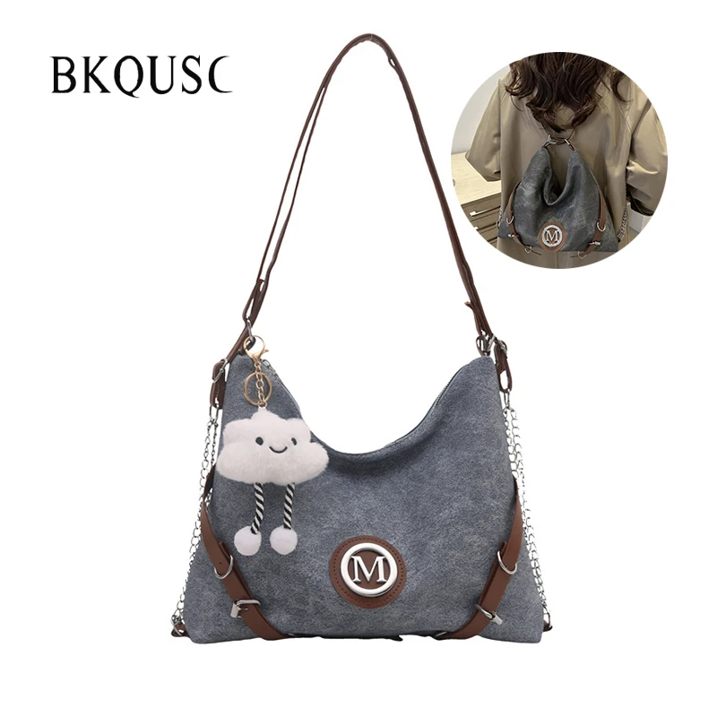 Stylish Women's Tote Backpack Fashion Metal Large M Logo Denim Tote/ Shoulder/ Crossbody Bag/ Backpacks 4in1 Multi-function Bags
Stylish Women's Tote Backpack Fashion Metal Large M Logo Denim Tote/ Shoulder/ Crossbody Bag/ Backpacks 4in1 Multi-function Bags