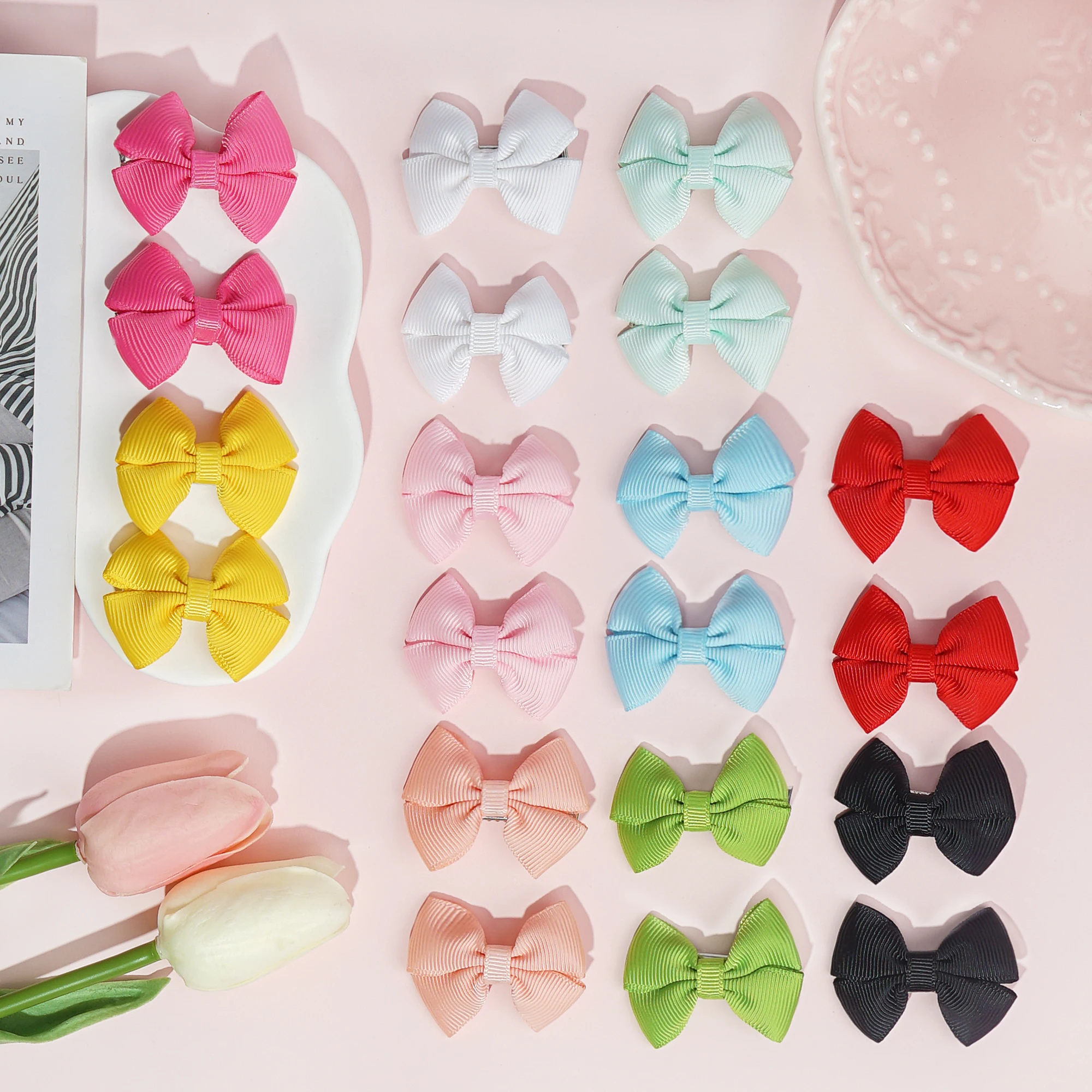 20 Pieces Baby Hair Clips 2 inches Hair Bows alligator Clips for Infant and Baby Girls in Pairs
20 Pieces Baby Hair Clips 2 inches Hair Bows alligator Clips for Infant and Baby Girls in Pairs