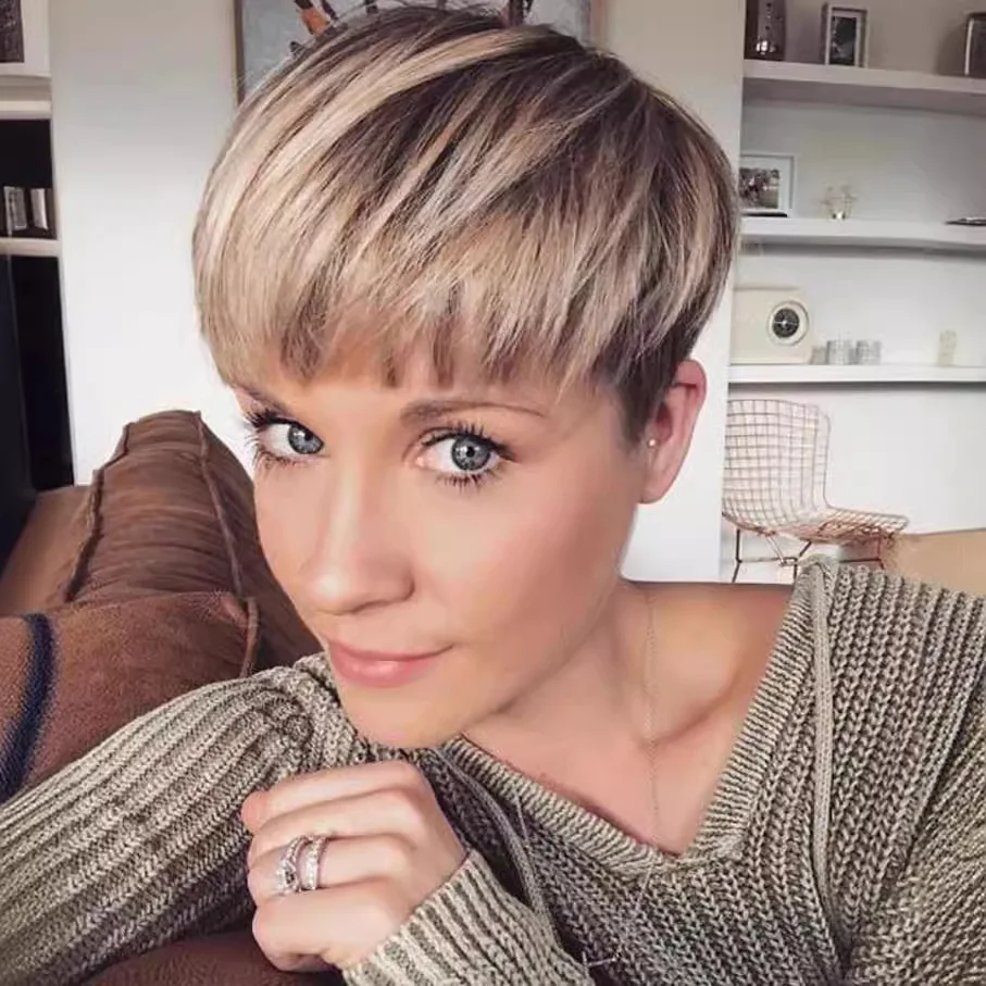 European and American hair female short hair mechanism chemical fiber wig full head set Pixie cut wigs
European and American hair female short hair mechanism chemical fiber wig full head set Pixie cut wigs