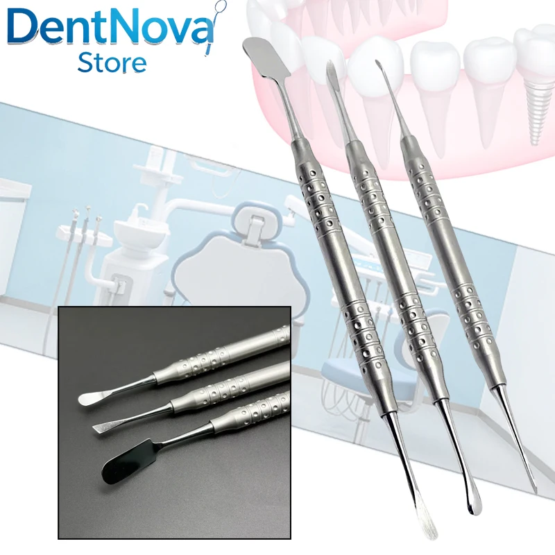3pc Dental Periosteal Elevator Double Ends Separator Implant Sinus Lift Tool Surgical Instrument for Oral Surgery Periodontics
3pc Dental Periosteal Elevator Double Ends Separator Implant Sinus Lift Tool Surgical Instrument for Oral Surgery Periodontics
