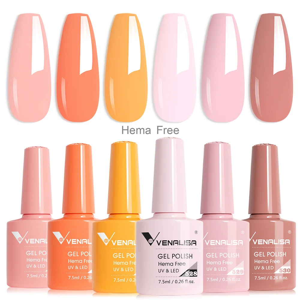 6pcs Venalisa Gel Nail Polish TPO Free Hema Free Color Varnish Rubber Base Jelly Pink Natural Color Series Nude Collection Gel
6pcs Venalisa Gel Nail Polish TPO Free Hema Free Color Varnish Rubber Base Jelly Pink Natural Color Series Nude Collection Gel