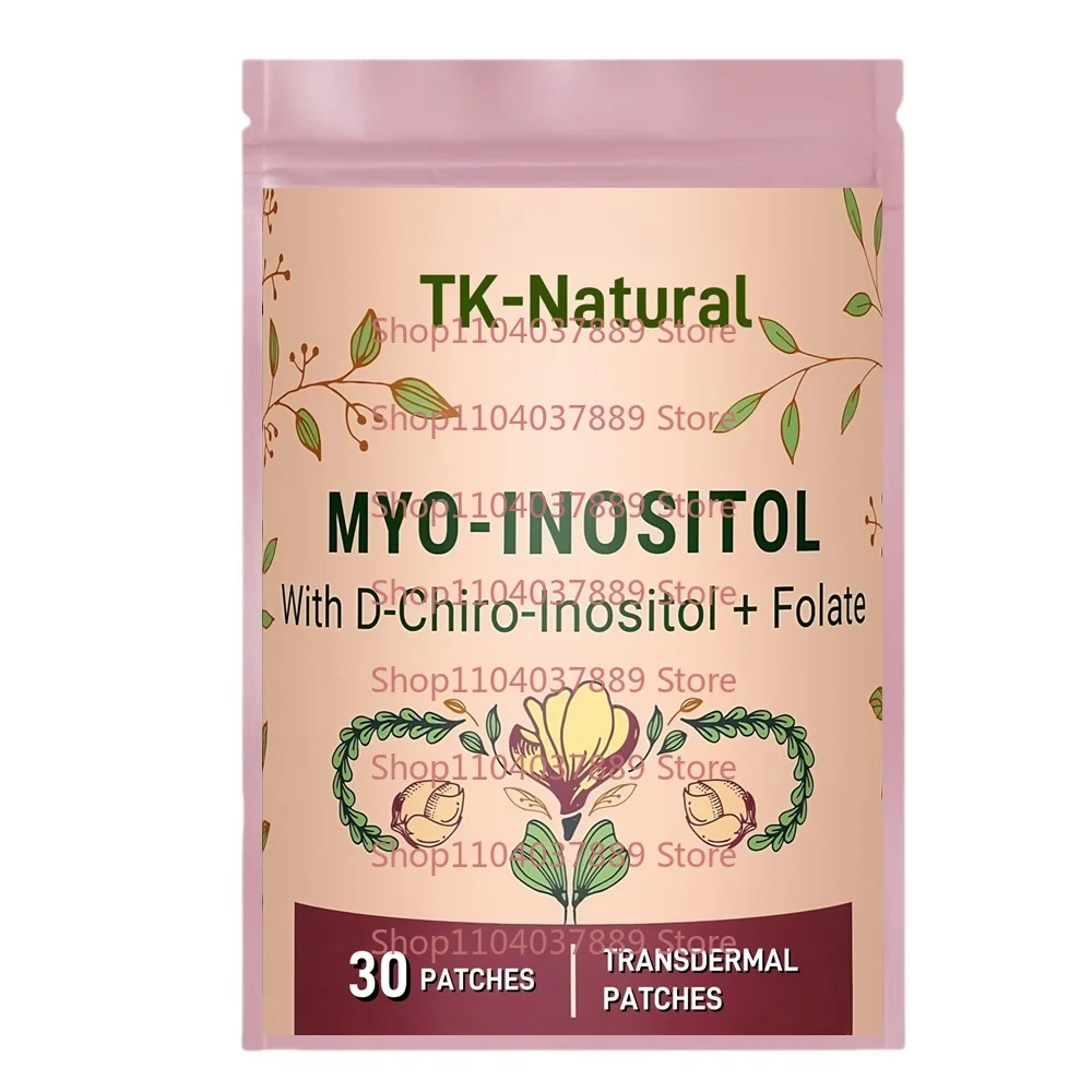 30 Patches Myo-Inositol & D-Chiro Inositol Transdermal Patches With Folate, Resveratrol, CoQ10 Hormone Balance & Ovarian Support
30 Patches Myo-Inositol & D-Chiro Inositol Transdermal Patches With Folate, Resveratrol, CoQ10 Hormone Balance & Ovarian Support