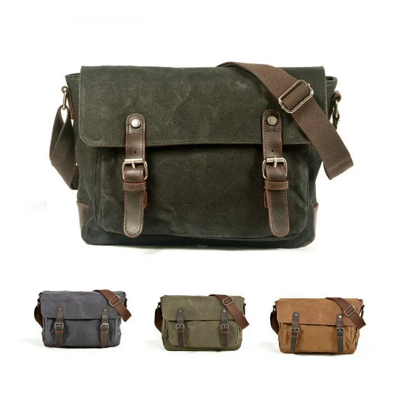 New Vintage Waxed Canvas Shoulder Bags Shockproof DSLR Camera Bag Waterproof Canvas Casual Bags 6027ND
New Vintage Waxed Canvas Shoulder Bags Shockproof DSLR Camera Bag Waterproof Canvas Casual Bags 6027ND
