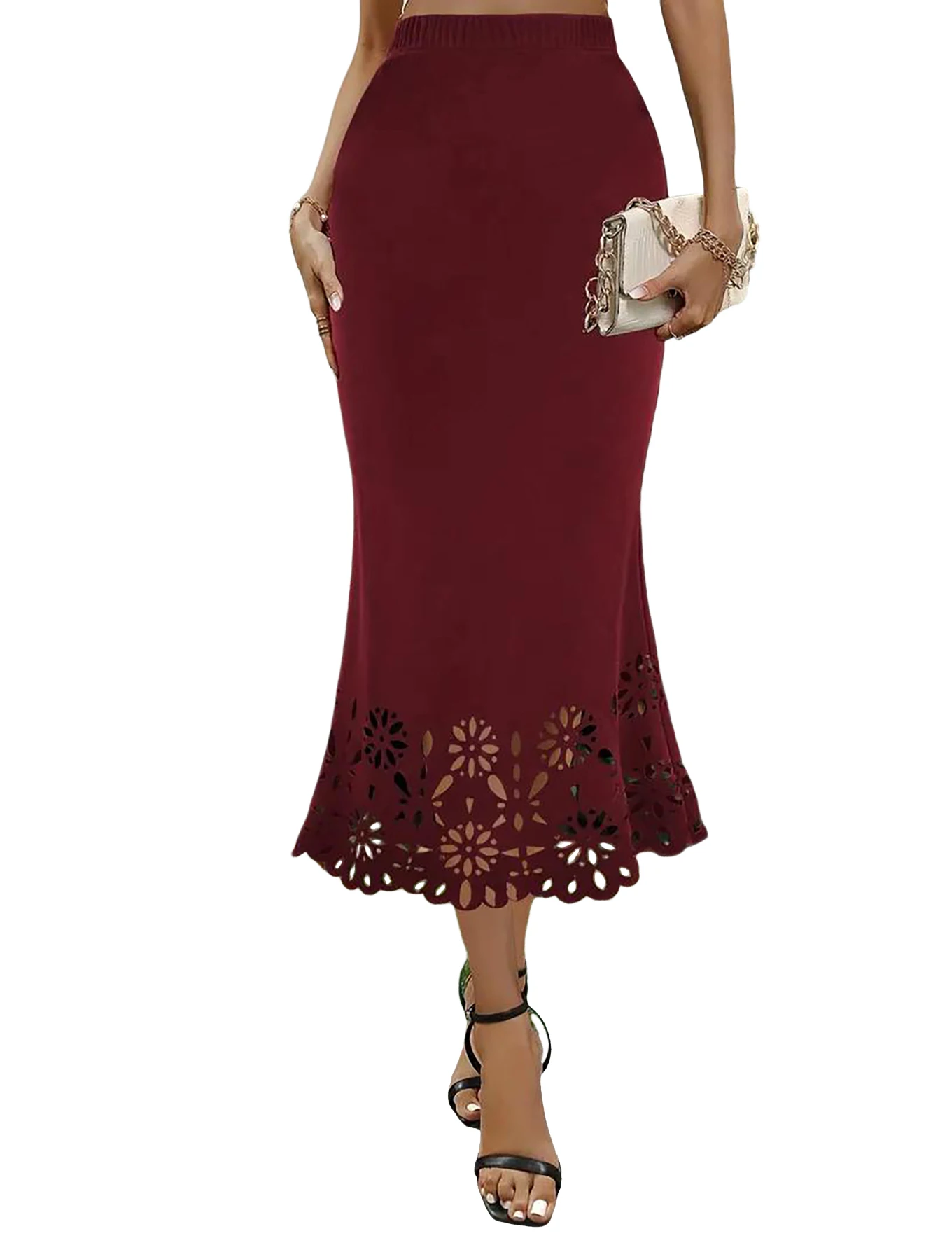Women Skirt Summer High Waist Casual Skirts A-line Solid Color Elegant Female Skirts for Work Office
Women Skirt Summer High Waist Casual Skirts A-line Solid Color Elegant Female Skirts for Work Office