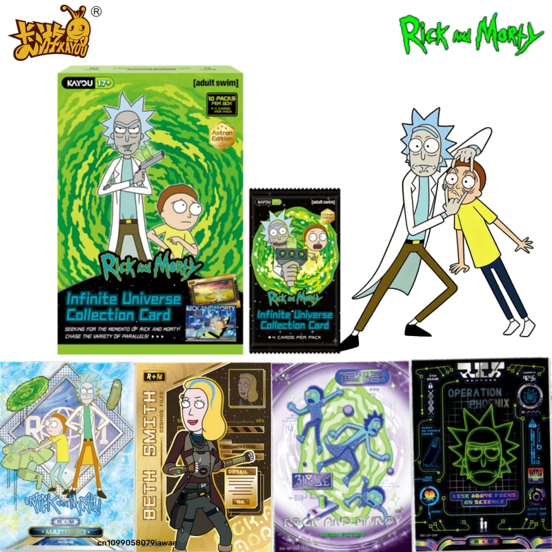 KAYOU Authentic New Rick and Morty Infinite Universe Collectible Card Set - Starry Bag Anime Merchandise Gift
KAYOU Authentic New Rick and Morty Infinite Universe Collectible Card Set - Starry Bag Anime Merchandise Gift