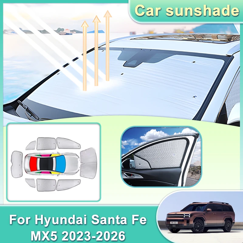 For Hyundai Santa Fe MX5 2023-2026 Car Windshield Visor Window Curtain Shades Sunscreen Anti-UV Protection Auto Tool Accessories
For Hyundai Santa Fe MX5 2023-2026 Car Windshield Visor Window Curtain Shades Sunscreen Anti-UV Protection Auto Tool Accessories