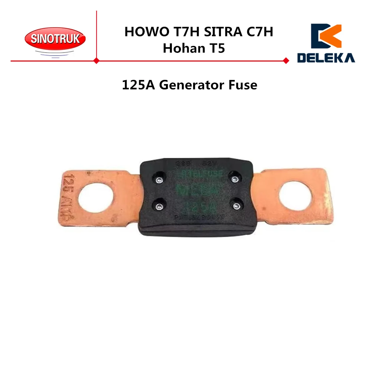 125A предохранитель, используемый для CNHTC SINOTRUK MAN engine HOWO T7H SITRA C7H Hohan T5, предохранитель генератора
125A предохранитель, используемый для CNHTC SINOTRUK MAN engine HOWO T7H SITRA C7H Hohan T5, предохранитель генератора
