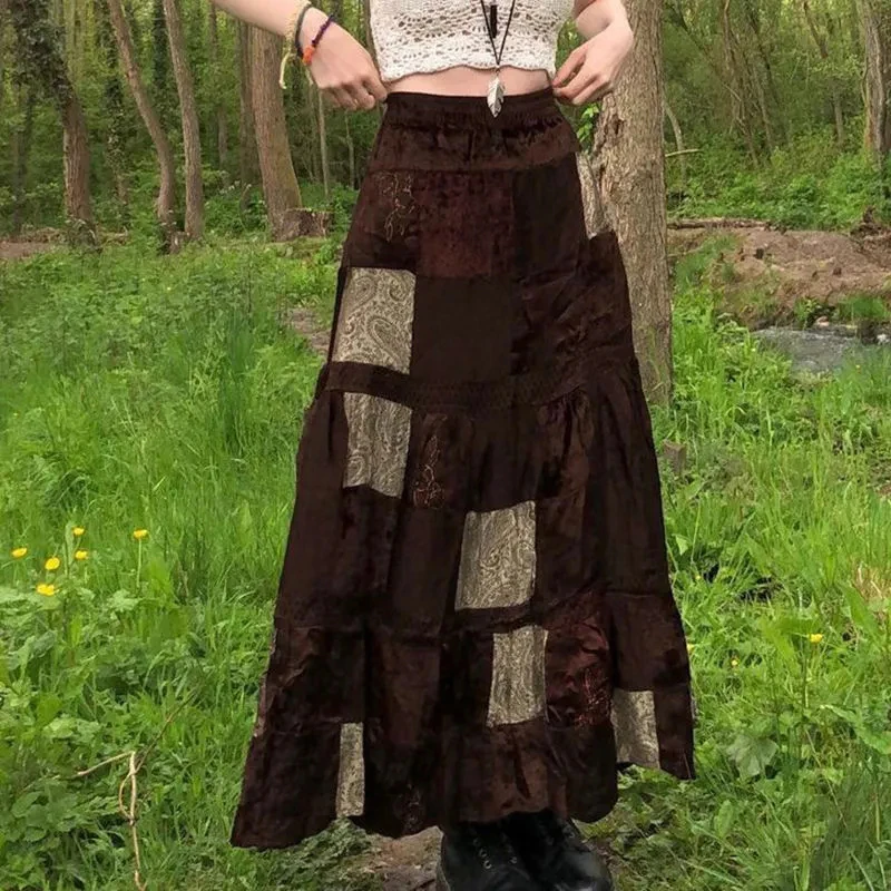 Vintage Clashing Print Patchwork Skirt High Waist Plaid Harajuku Y2K Classic Skirt Street Gothic Irregular Subculture Skirt
Vintage Clashing Print Patchwork Skirt High Waist Plaid Harajuku Y2K Classic Skirt Street Gothic Irregular Subculture Skirt