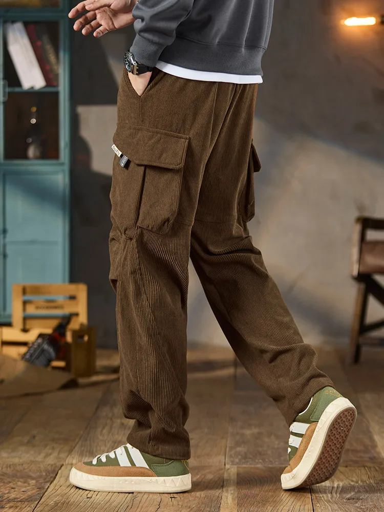 Corduroy Pants Men Korean Autumn Winter Casual Cargo Pants Streetwear Vintage Style Warm Pants
Corduroy Pants Men Korean Autumn Winter Casual Cargo Pants Streetwear Vintage Style Warm Pants