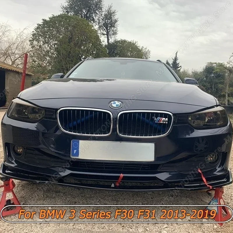 Front Bumper Splitter Lip Diffuser Spoiler Protector Cover Guard Deflector Lips For BMW 3 Series F30 F31 2013-2019 Gloss Black
Front Bumper Splitter Lip Diffuser Spoiler Protector Cover Guard Deflector Lips For BMW 3 Series F30 F31 2013-2019 Gloss Black