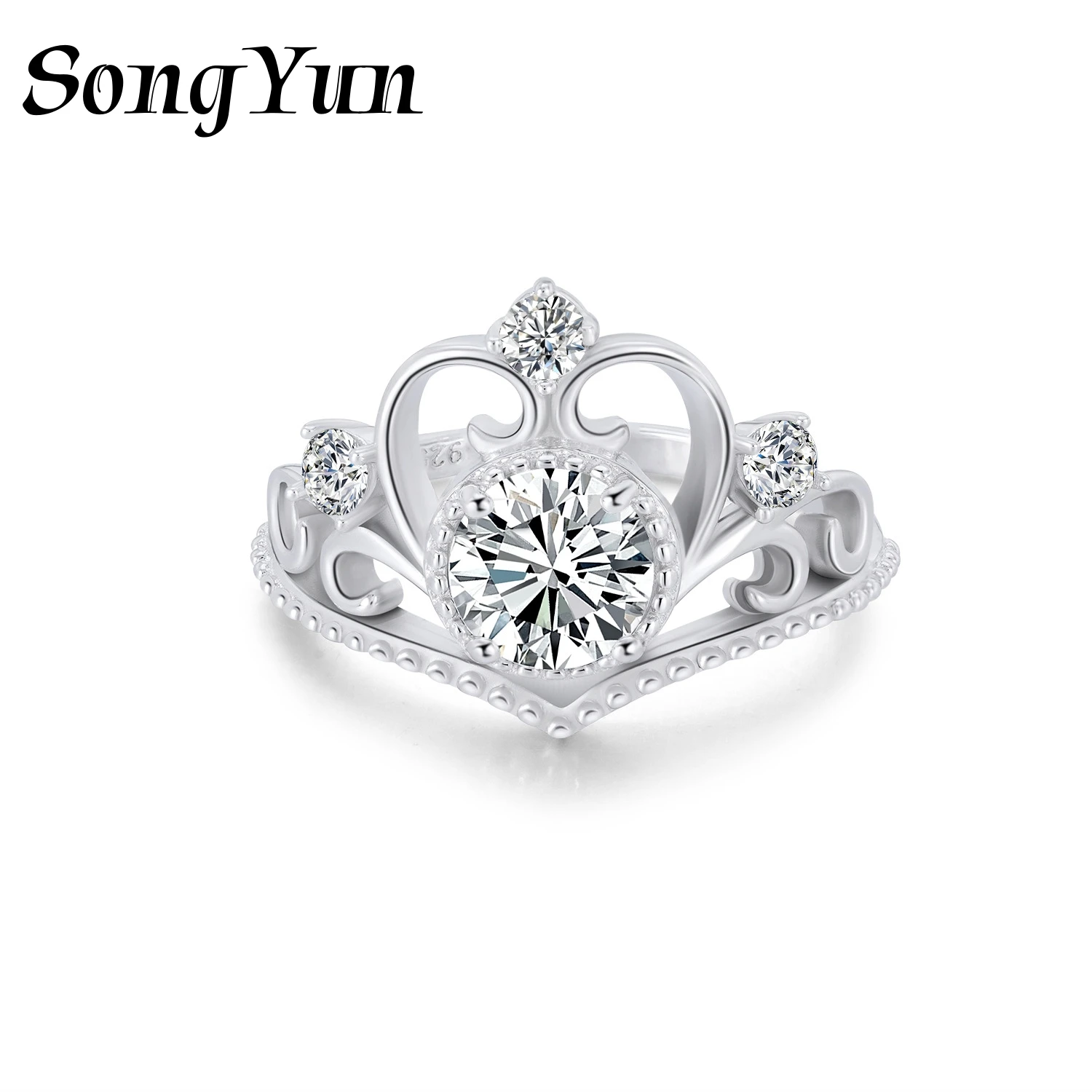 SONGYUN Brand Jewelry 925 Sterling Silver Ring D Color Moissanite Chic Ring for Fiancee 18K Real Gold Plated MST Patent Rings
SONGYUN Brand Jewelry 925 Sterling Silver Ring D Color Moissanite Chic Ring for Fiancee 18K Real Gold Plated MST Patent Rings
