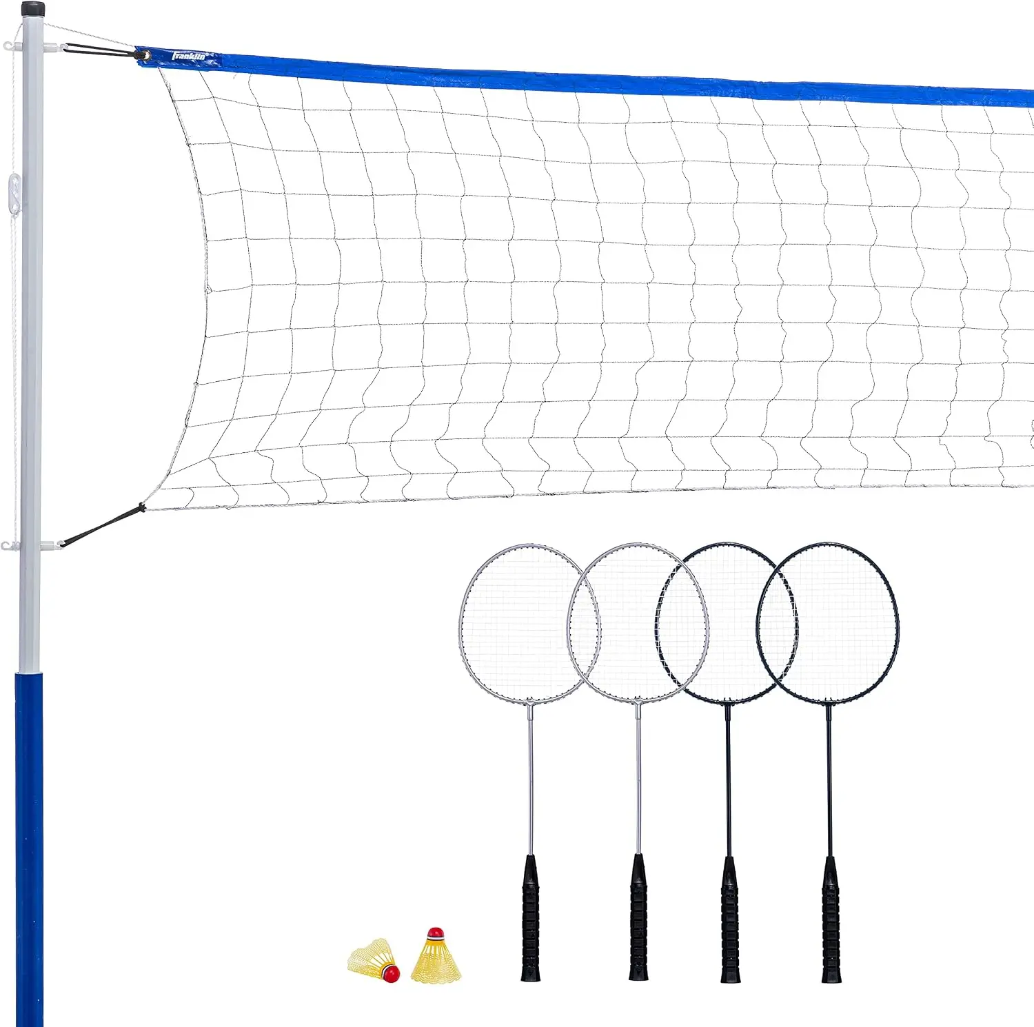 Complete Badminton Set for Family Fun - Portable Net, 4 Rackets & 2 Birdies - Easy Setup for Backyard, Park, or Beach
Complete Badminton Set for Family Fun - Portable Net, 4 Rackets & 2 Birdies - Easy Setup for Backyard, Park, or Beach