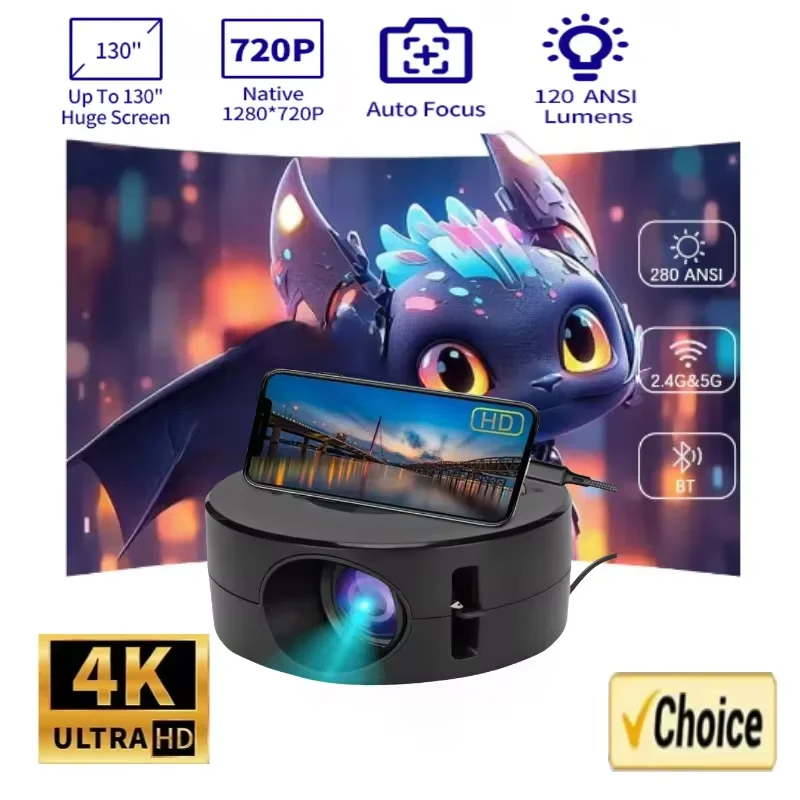 YT200 Smart Projector Auto Focus Android LED HD Projetor Supports Decoding 1080P Videos Home Cinema Outdoor Portable
YT200 Smart Projector Auto Focus Android LED HD Projetor Supports Decoding 1080P Videos Home Cinema Outdoor Portable