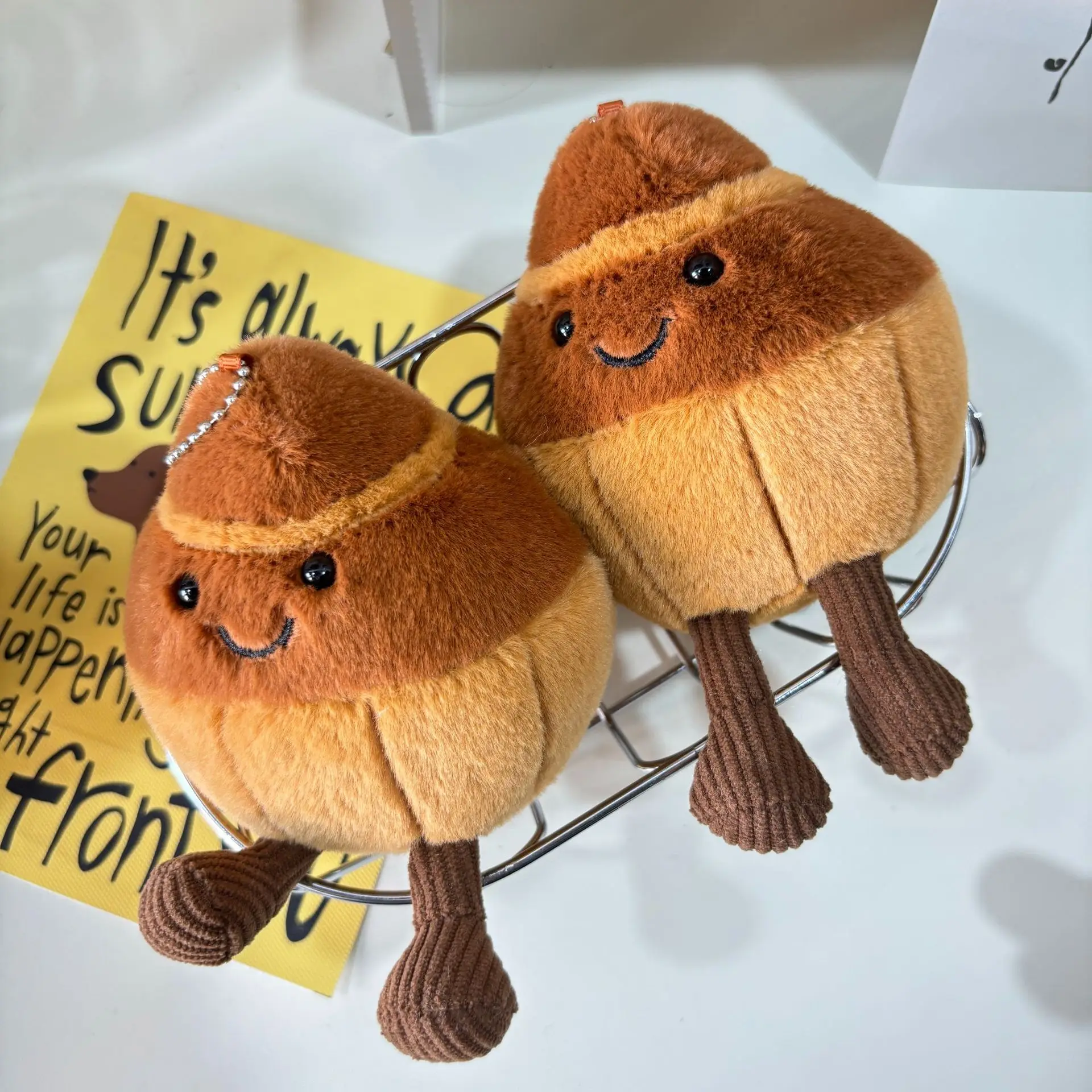 7CM Fun Bread Plush Doll Charm Keychain Brown Plush Doll Pendant Bag Decorations Accessories Doll Birthday Gift Fashion Jewelry
7CM Fun Bread Plush Doll Charm Keychain Brown Plush Doll Pendant Bag Decorations Accessories Doll Birthday Gift Fashion Jewelry