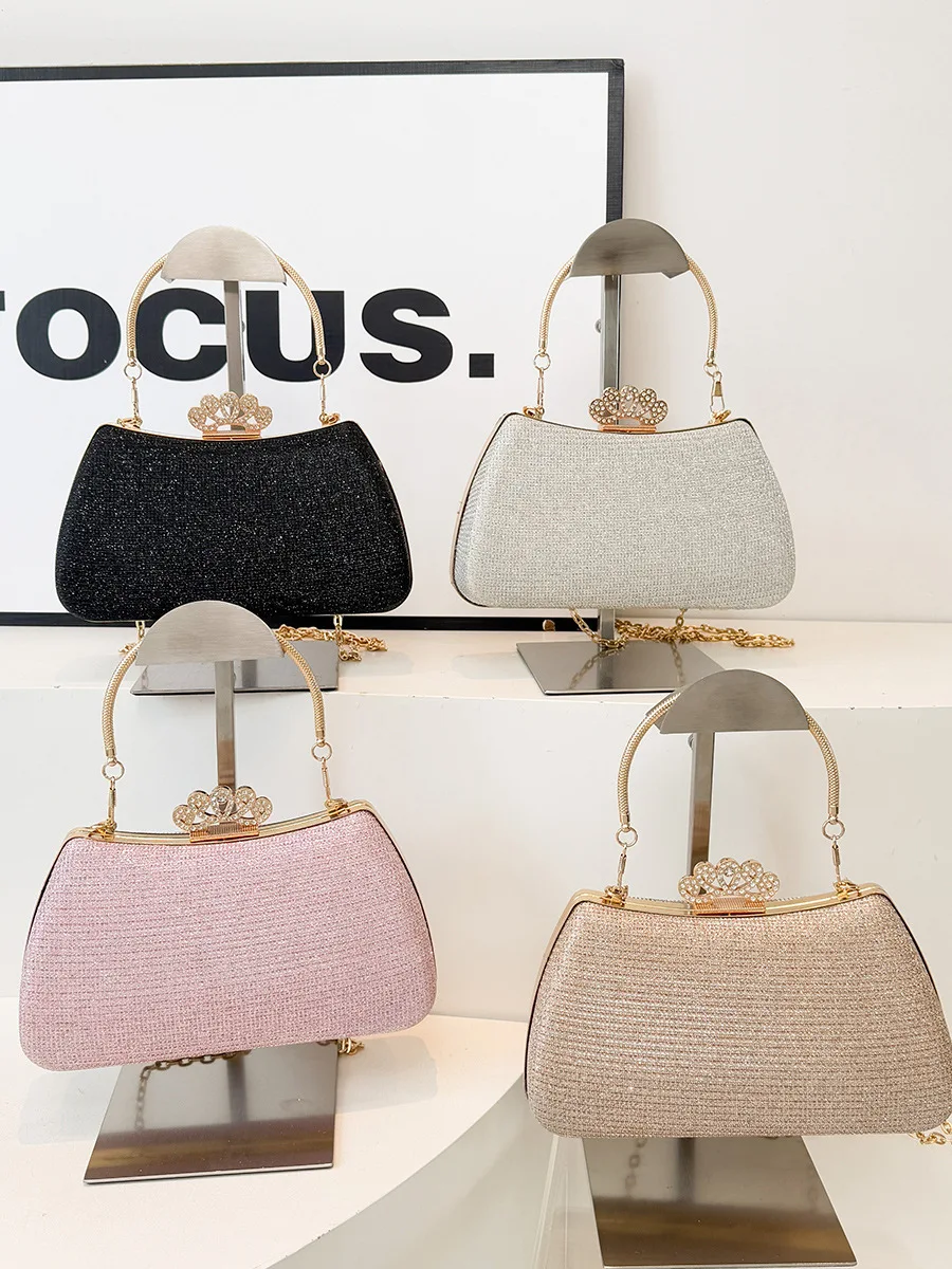 Новая женская обеденная сумка, сумка через плечо, элегантная сумка, сумка через плечо, сумка с кисточками и блестками, кошелек, сумка на цепочке для вечеринок
Новая женская обеденная сумка, сумка через плечо, элегантная сумка, сумка через плечо, сумка с кисточками и блестками, кошелек, сумка на цепочке для вечеринок