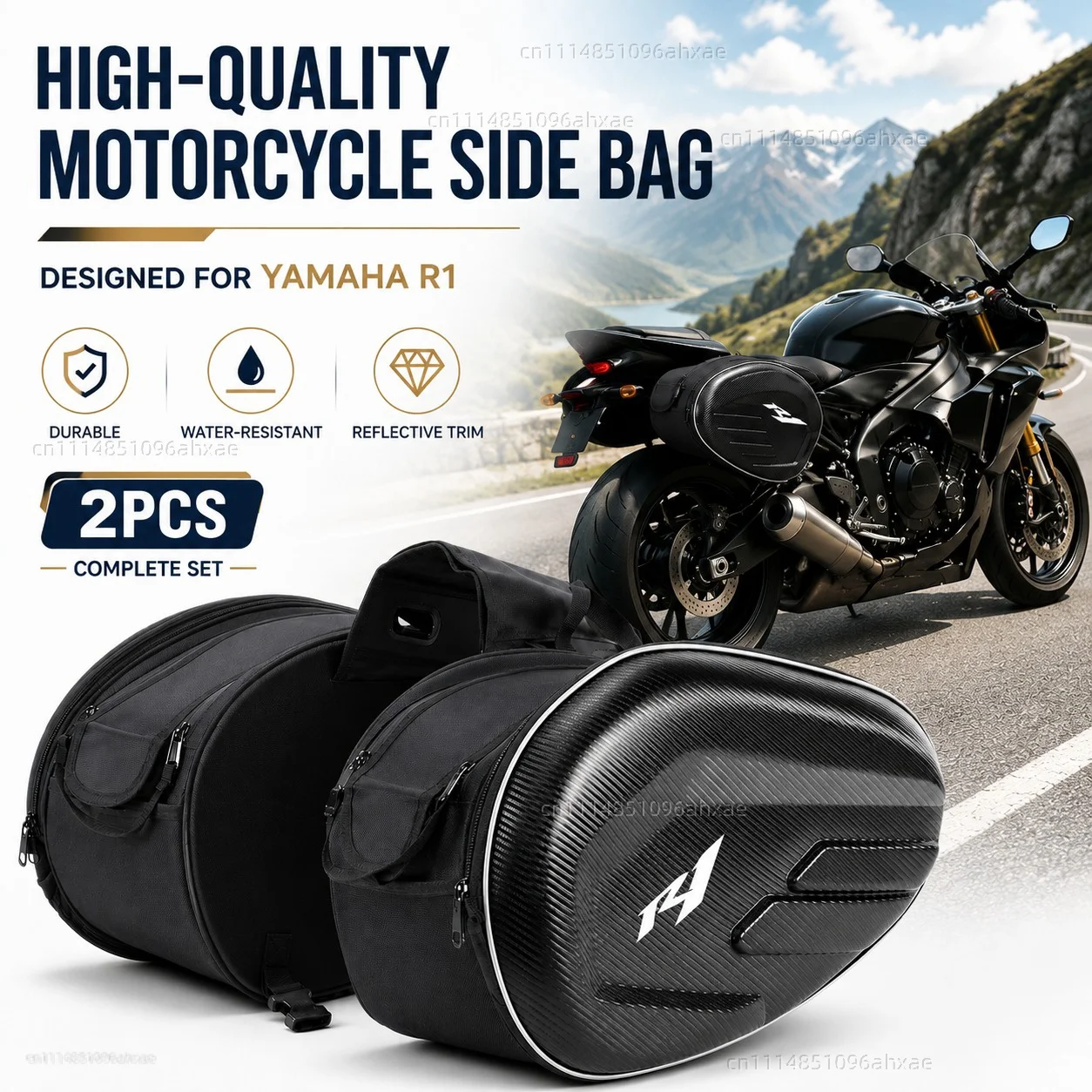 For YAMAHA YZFR1 YZF R1 2PCS Motorcycle Pannier Bags Luggage Saddle Bags Side Storage Fork Travel Pouch Box Motorcycle Side
For YAMAHA YZFR1 YZF R1 2PCS Motorcycle Pannier Bags Luggage Saddle Bags Side Storage Fork Travel Pouch Box Motorcycle Side