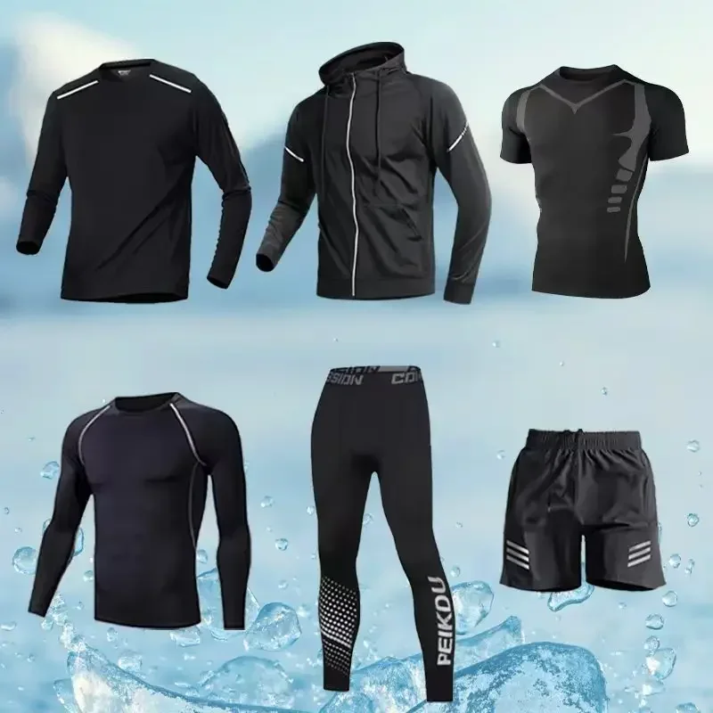 Comprehensive Training Running Set 6-piece Set, soft and close-fitting, comfortable for exercise
Comprehensive Training Running Set 6-piece Set, soft and close-fitting, comfortable for exercise