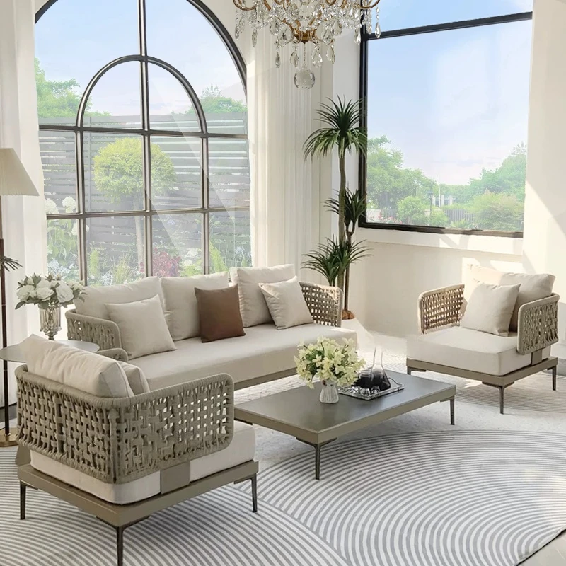 Outdoor sofa courtyard waterproof rattan villa garden hotel outdoor leisure terrace sofa rattan furniture combination
Outdoor sofa courtyard waterproof rattan villa garden hotel outdoor leisure terrace sofa rattan furniture combination