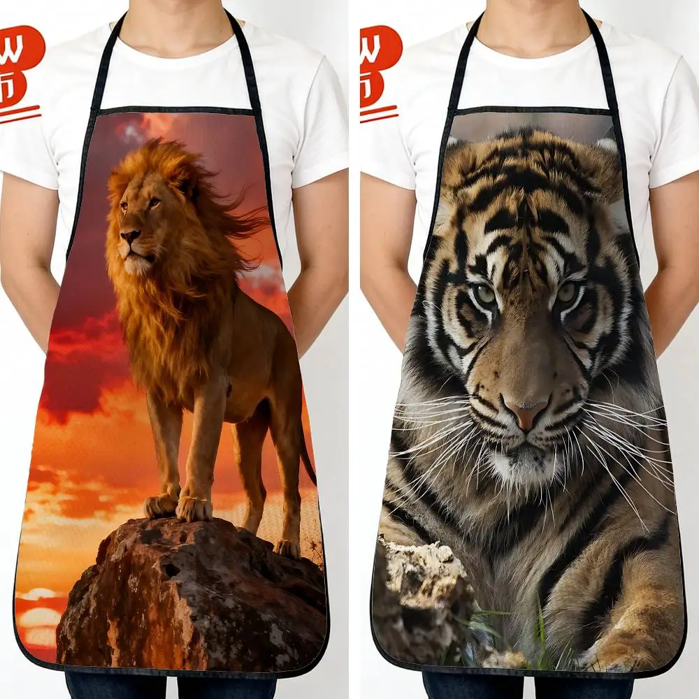 Prairie Tyrant Tiger zoo Lion New Fashion Kitchen Aprons for Woman Men Chef Work Apron for Grill Restaurant Bar Shop Cafes
Prairie Tyrant Tiger zoo Lion New Fashion Kitchen Aprons for Woman Men Chef Work Apron for Grill Restaurant Bar Shop Cafes
