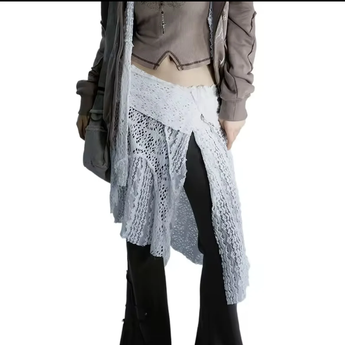 Необычные кружевные юбки с вышивкой, винтажная женская уличная одежда, модная фея Faldas Harajuku, милая бандажная юбка в стиле гранж Y2k, эстетичная
Необычные кружевные юбки с вышивкой, винтажная женская уличная одежда, модная фея Faldas Harajuku, милая бандажная юбка в стиле гранж Y2k, эстетичная