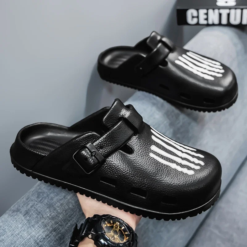 Summer Lightweight Men Slippers Outdoor Non-slip Beach Sandals Comfortable Half Shoes Fashion Garden Flat Walking Casual Shoes
Summer Lightweight Men Slippers Outdoor Non-slip Beach Sandals Comfortable Half Shoes Fashion Garden Flat Walking Casual Shoes