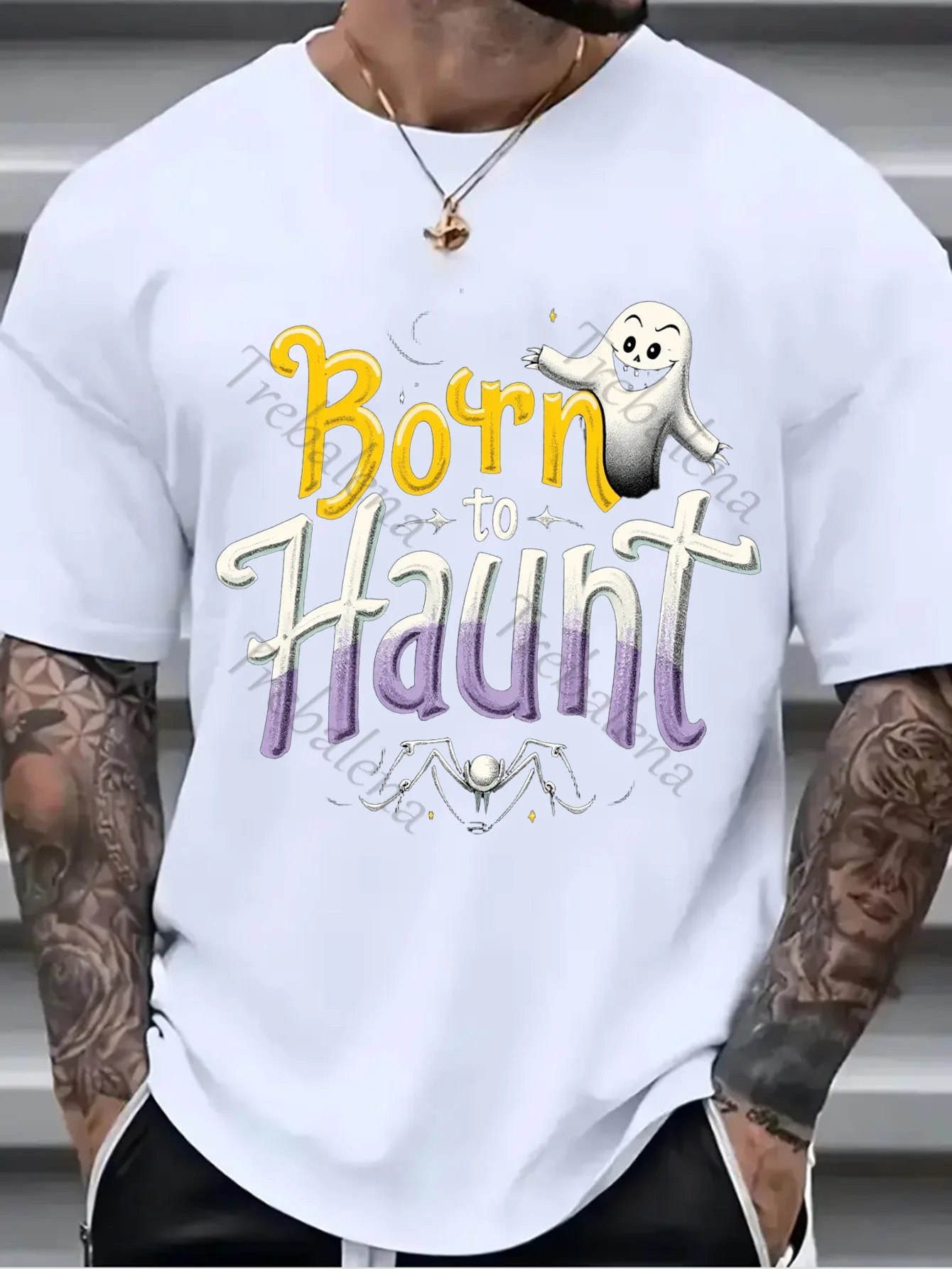 1шт настенный гобелен "Born to Haunt: жуткие призраки и паука Хэллоуин декоративный гобелен"
1шт настенный гобелен "Born to Haunt: жуткие призраки и паука Хэллоуин декоративный гобелен"