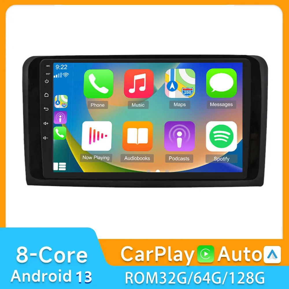 4G+WiFi Android 13.0 8Core Car GPS Navigation For Mercedes Benz ML GL Class W164 X164 GL500 ML280 Carplay Radio Head Unit
4G+WiFi Android 13.0 8Core Car GPS Navigation For Mercedes Benz ML GL Class W164 X164 GL500 ML280 Carplay Radio Head Unit