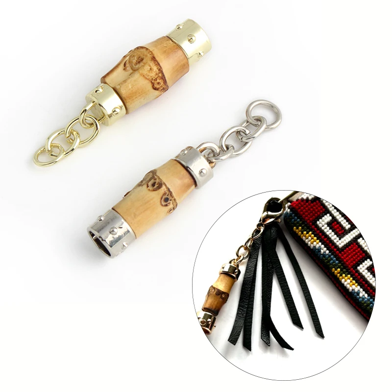 2PCS Creative and fashionable bamboo tassel hat bag pendant Handmade DIY bamboo keychain pencil case replaceable accessories
2PCS Creative and fashionable bamboo tassel hat bag pendant Handmade DIY bamboo keychain pencil case replaceable accessories