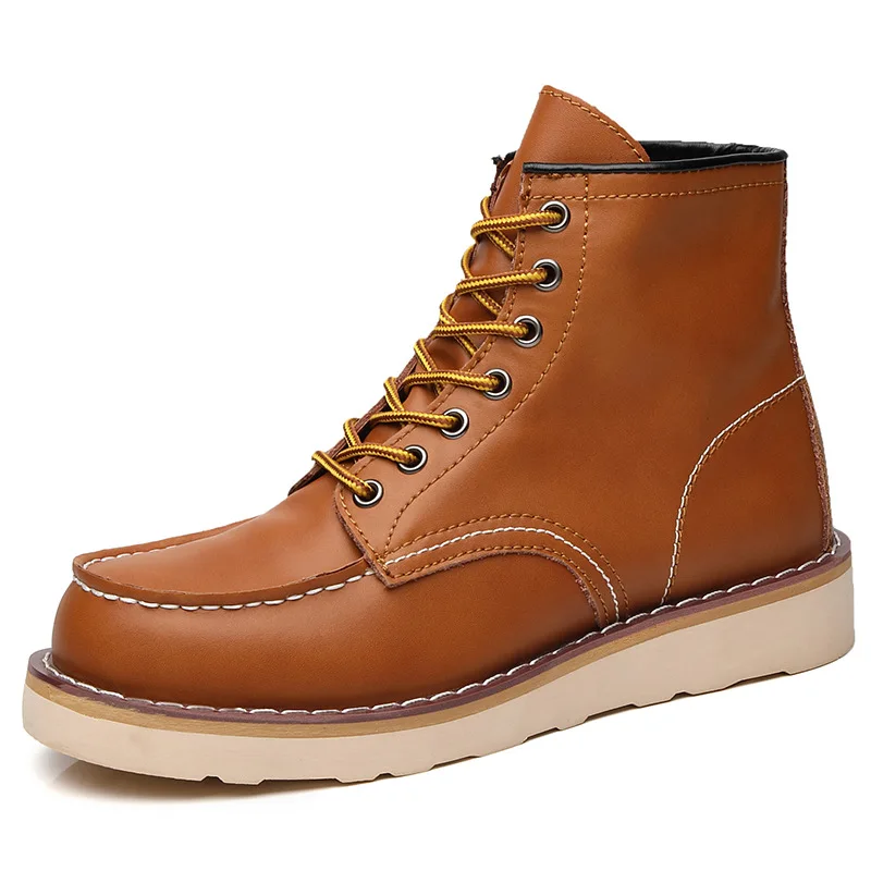 Vintage Casual Men Shoes Handmade Ankle Boots Autumn Winter Round Toe Motorcycle Boots Cow Leather
Vintage Casual Men Shoes Handmade Ankle Boots Autumn Winter Round Toe Motorcycle Boots Cow Leather