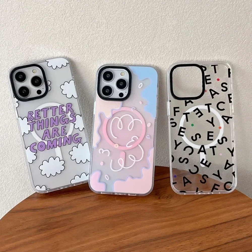 MagSafe Acrylic Transparent Border Better Things Are Coming Phone Case Cover for IPhone 13 14 15 16 Pro Max Case
MagSafe Acrylic Transparent Border Better Things Are Coming Phone Case Cover for IPhone 13 14 15 16 Pro Max Case