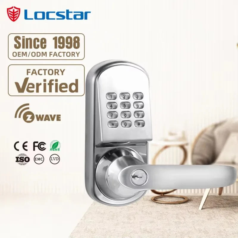 Ls-8015 Wireless Z-Wave Digital Lock Z-Wave Frequency 908.42Mhz 868.42Mhz For Home Automation
Ls-8015 Wireless Z-Wave Digital Lock Z-Wave Frequency 908.42Mhz 868.42Mhz For Home Automation