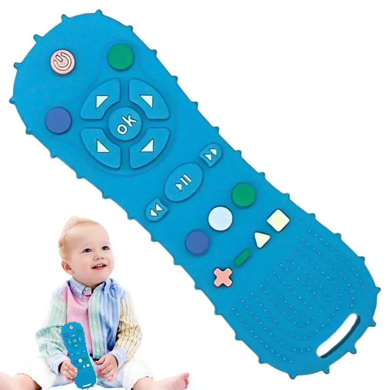 Teething Remote Soft Safe Silicone Remote Control Hand Teether Portable Silicone Chew Toys For Teething Relief And Sucking Needs
Teething Remote Soft Safe Silicone Remote Control Hand Teether Portable Silicone Chew Toys For Teething Relief And Sucking Needs