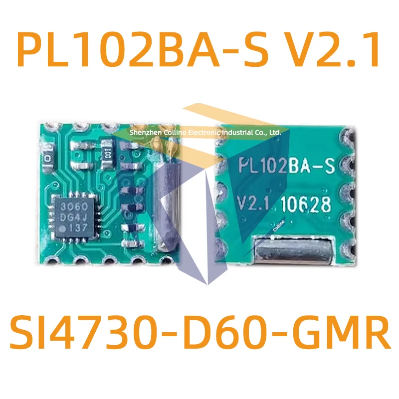 1pcs SI4730-D60-GMR, PL102BA-S V2.1 AM/FM radio receiver module
1pcs SI4730-D60-GMR, PL102BA-S V2.1 AM/FM radio receiver module