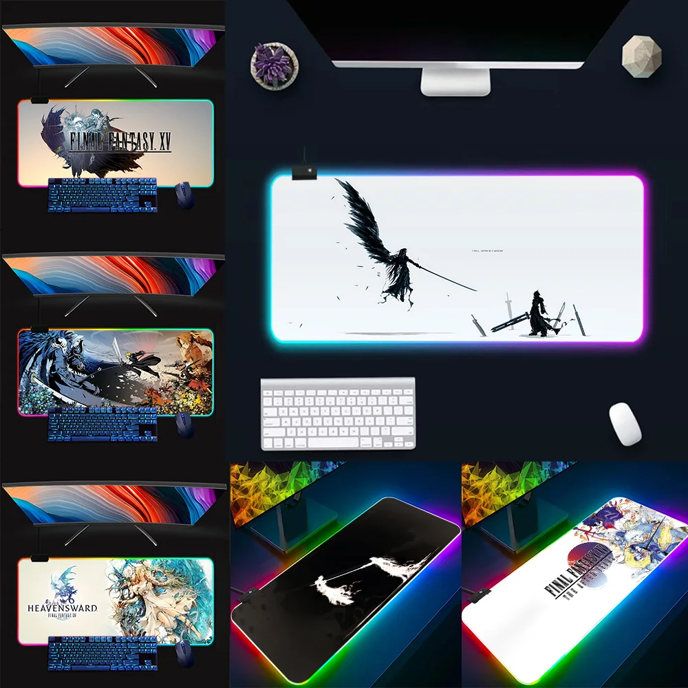 F-Final Fantasy RGB ПК геймерская клавиатура коврик для мыши коврик для мыши светодиодный светящийся коврик для мыши резиновый игровой компьютерный коврик для мыши
F-Final Fantasy RGB ПК геймерская клавиатура коврик для мыши коврик для мыши светодиодный светящийся коврик для мыши резиновый игровой компьютерный коврик для мыши