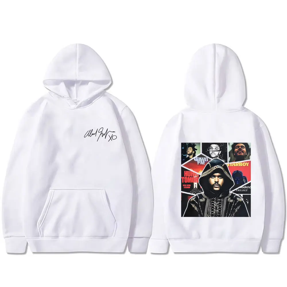 Rapper The Weeknd Face Album Cover Graphic Merch Hoodie Men Women Hip Hop Fashion Pop Music Streetwear Male Vintage Sweatshirt
Rapper The Weeknd Face Album Cover Graphic Merch Hoodie Men Women Hip Hop Fashion Pop Music Streetwear Male Vintage Sweatshirt