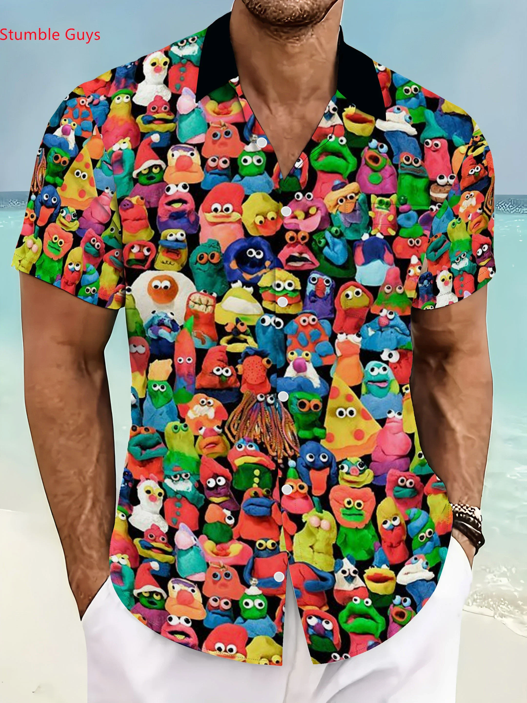2026 Men's Casual Man Women Short Sleeve Shirt Summer Hawaiian Style Beach Party Print Fashion Tops
2026 Men's Casual Man Women Short Sleeve Shirt Summer Hawaiian Style Beach Party Print Fashion Tops