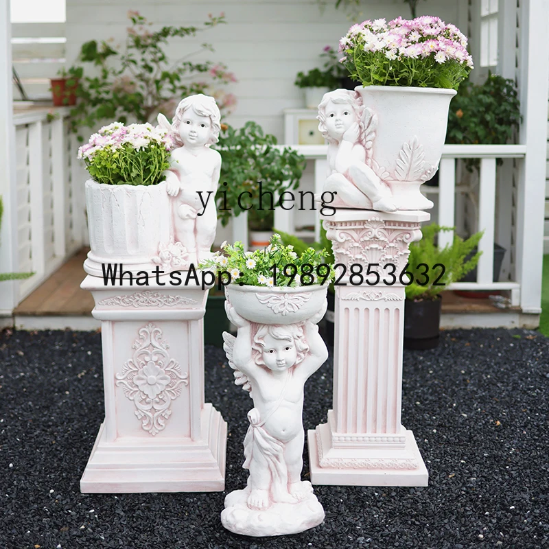 XX European base figure sculpture flower pot garden retro ornament living room garden home decoration
XX European base figure sculpture flower pot garden retro ornament living room garden home decoration
