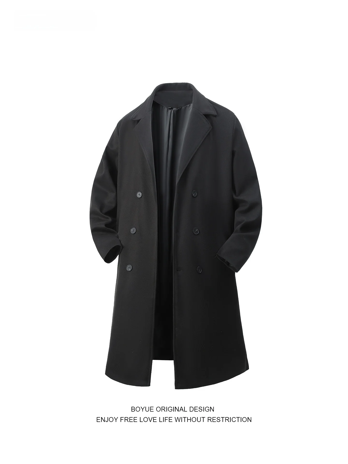 Boyue American Retro Double Row Button Coat Men's And Women's mat Sle Medium Length High End Feeling Cool Windbreaker
Boyue American Retro Double Row Button Coat Men's And Women's mat Sle Medium Length High End Feeling Cool Windbreaker